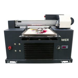 Acht kleuren goedkope prijs 3d digitale dtg t-shirt printer voor kleding, textiel flatbed printers te koop